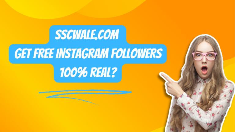 Sscwale.com : Get Free Instagram Followers 100% real?