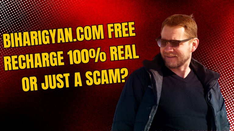 Biharigyan.com Free Recharge 100% real or Just a Scam?
